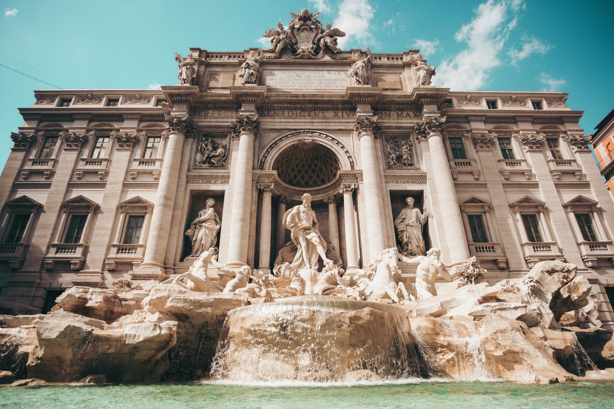 Fontana di Trevi – den berömda barockfontänen
